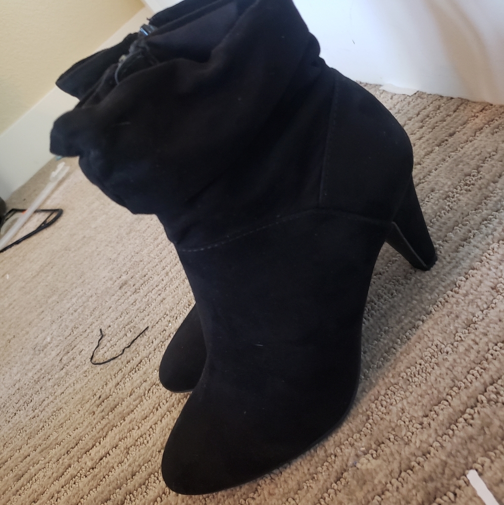 Slouch ankle booties